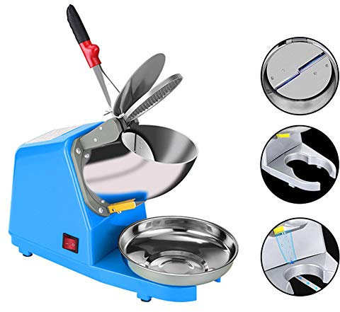ice Crusher Ice Shaver Machine Electric Snow Cone Maker,Commercial Industrial Quality Ice Crusher 187lbs / hr
