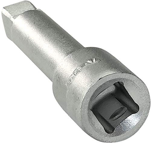 Aerzetix - C45109 - Rallonge/Prolongateur/Embout - 1/4x50mm - pour Clé à Cliquet Manuelle/Pneumatique - Forme Sphérique de Côté Mâle - Adaptateur de Douille de Vissage à 4 Pans - en Acier CR-V