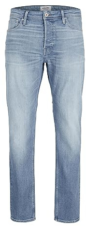 JACK & JONES Tapered fit jeans JJIMIKE JJORIGINAL JOS 011 PCW Tapered fit jeans, Blå denim, 30W / 30L