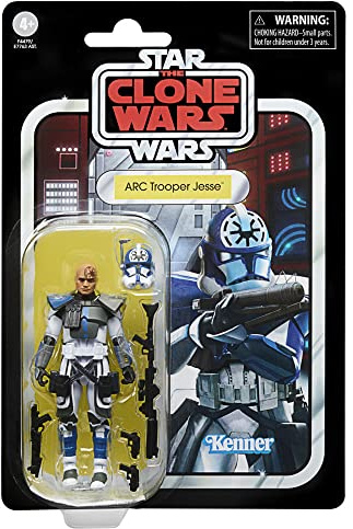 Star Wars Hasbro The Vintage Collection ARC Trooper Jesse, 9,5 cm große Action-Figur The Clone Wars, Spielzeug für Kinder ab 4 Jahren, Multi, F4479