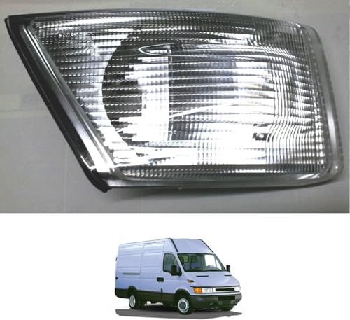 Generico FRECCIA FARO FANALE COMPLETO ANTERIORE DESTRO BIANCO ADATTO A DAILY IVECO 2000 504104467