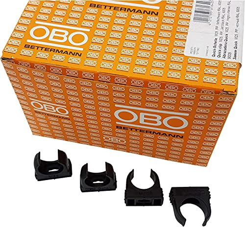 OBO Bettermann Quick-Schelle M25, schwarz, 100 Stück