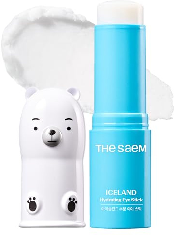 THE SAEM Stick Occhi Idratante Islanda - Balsamo Rinfrescante per Occhiaie e Gonfiore – Trattamento Sotto gli Occhi - Riduce le Rughe e Idrata - Minimizza Zone Scuri e Gonfie – Profumo Aqua, 11g