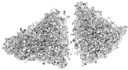 Gadpiparty Glitzerchips Nageldekorationen Glasfragment 1-3mm Silber 200g Hochglanz Selbstgemacht Bastelmaterial Epoxidharz Nageldesign Künstlerbedarf