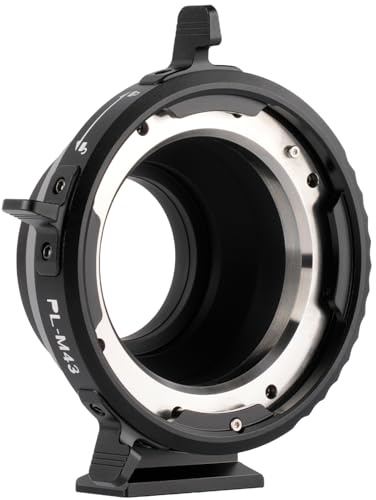 PL-M43 Objektivadapter PL auf M4/3 Mount Konverter Adapter mit Drehverriegelung kompatibel mit PL-Objektiv auf M43 Serie Mount Kameras Panasonic GH5, G1, GH1, GH4/Olympus EP1, EP2, EM1, EM