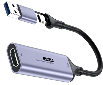 Lerpwige Videoaufnahmen Karten USB+Typ C Zu HDTV USB Video Erfassen Geräte Konvertiten Digitalkonverter Für PC Laptop Spiele