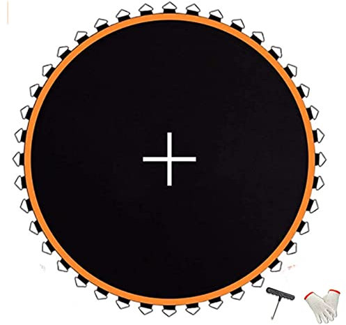 Trampoline spring, Trampoline accessories,Trampoline Replacement Jumping Mat, 6/8/10/12/13/14/15/16FT Anti-UV Replacement Mat, Trampoline Rechange Elastic Bounce Mat for Round Frames Trampoline
