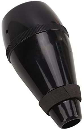 POENVFPO Sourdine Professionnelle pour Pratique de Trompette, Silencieux Léger en ABS, Ajustement Universel pour étudiants et Débutants, Noir (BLACK)