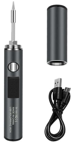 Rrlihjgu Saldatore Senza Fili | Strumento Di Riparazione Ricaricabile Con Riscaldamento Rapido E Spegnimento Automatico - Saldatore A Batteria Ricaricabile,Per Componenti Elettronici E Circuiti