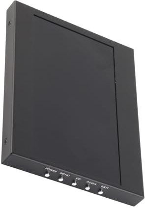 Eujgoov Monitor da 7 Pollici Display Estensione Computer, Monitor Touchscreen Capacitivo Portatile da 7 Pollici con Risoluzione 1024x600 per PC Laptop, Ingresso Video Interfaccia Multimediale VGA