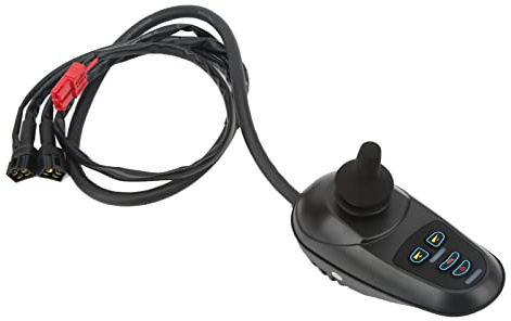 Dilwe Rollstuhl-Joystick-Controller, Drehbarer Rollstuhl-Joystick-Controller, 360-Grad-Drehung für Einfache Steuerung