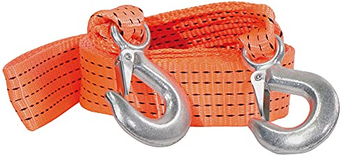 Streetwize - Heavy Duty Tow Belt w/Steel Hooks - 4.5 Tonnes, 3.5 Metre Length - Ideal For Towing: Cars, 4x4, Vans and Agricultural Vehicles