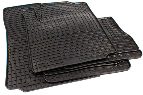 PETEX Gummimatten passend für C2 ab 2003 / C3 ab 03/2002 Fußmatten schwarz 4-teilig
