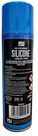Fastcar 2 x 151 Silicone Lubricating Spray 200ml