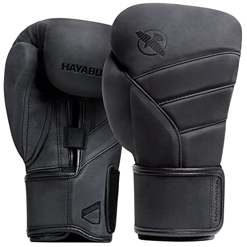 Hayabusa T3 LX Gants de Boxe en Cuir pour Homme et Femme pour entraînement avec Sac Lourd et Gants de Travail