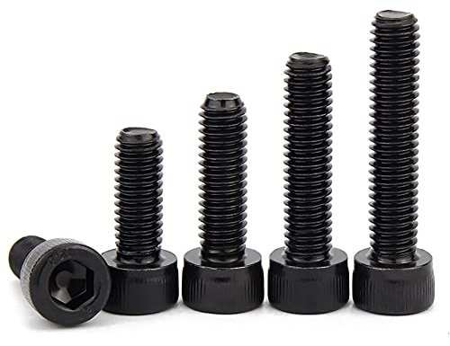 ANSIEDIO Innensechskant Schrauben aus Kohlenstoffstahl Vollgewinde Zylinderschrauben, M16×75mm,2 pcs