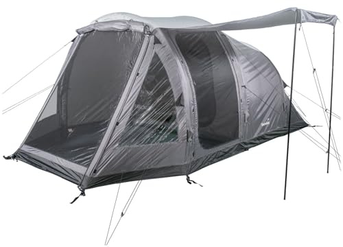 Skandika aufblasbares Zelt Folldal Air Protect | Luftzelt für 4-5 Personen, eingenähter Zeltboden, wasserdicht, 5000 mm Wassersäule, mit Pumpe, Sonnensegel | Camping Zelt, Tunnelzelt, Air Tent