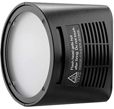 Godox H200R 200W Ringblitzkopf mit Spiralblitzschlauch Magnetischer Zubehöranschluss Kompatibel mit AK-R1 Zubehör-Kit (separat erhältlich) für Godox EC200 AD200 Taschenblitz Speedlite