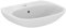 Ideal Standard - Tesi, Lavabo da 55cm per installazione a muro, Lavandino 550x450x165mm con foro centrale per la rubinetteria e troppopieno, Bianco