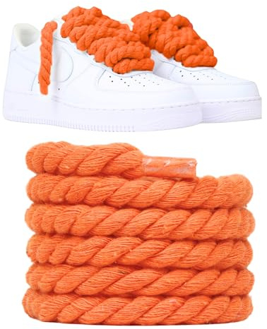 Slaace Lacets Corde Chunky 10mm - Lacet Large Air Force, Rope Laces