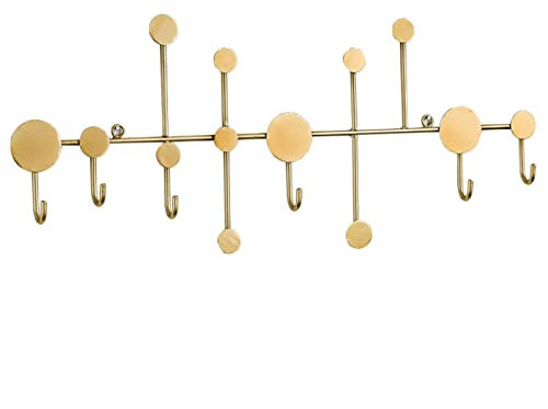 Standard-Haken Kleiderhaken hinter der Tür Schmiedeeiserne Regale Moderne Wanddekoration für Zuhause, Polka Dot-Elemente, nordischer Stil, einfacher Kleiderhaken