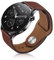 ToVioc 22mm Correa Compatible con Xiaomi Watch S4/S4 Sport/S3/S1 Pro, Correa de Repuesto de Cuero Adecuada para Huawei Watch 5 46mm/4/4 Pro/3/3 Pro, GT 5/5 Pro/4/3 46mm - Marrón