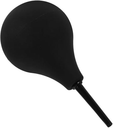 Ohrreinigungsball 224ml aus Silikon mit Glatter Spitze Schwarz | Ohrenschmalz Entfernen, Ohrspritze Schwarz, Blaseball für Ohr zur Ohrenreinigung
