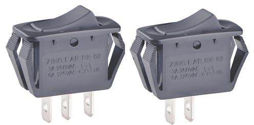 S97016971 Replacement Rocker Switch Kit for Broan Nutone Range Hood Compatible with Series 40000, 41000, 42000, 43000, 52000 Replaces Model Numbers 97016971, 1194790, 97015617, 97015728 (Black)