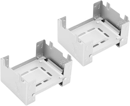Ukbzxcmws Estufa portátil plegable de alcoholes, estufa de combustibles sólidos, estufa ligera pequeña mochila para camping, picnics, senderismo