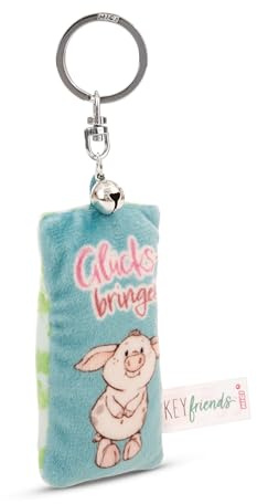 NICI Schlüsselanhänger Mini Plüschkissen mit Glöckchen