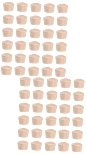 DIYEAH 2 Set Di Tappi in Legno Per Mobili Pezzi Di Ricambio Decorativi Rotondi Facili Da Installare Venature Del Legno Leggere 300 Pezzi*2