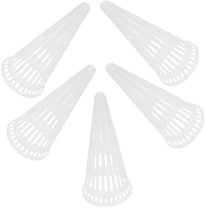 SUPVOX 5pièces Pots Plastique Hydroponiques avec Maille Bacs De Culture Drainants pour Plantes Et Légumes pour Intérieurs Et Extérieurs