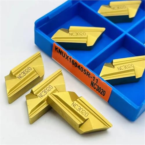 KNUX160405 NC3020 Hartmetalleinsatz, Metalldrehwerkzeug, Transpositionsschneidwerkzeug, CNC-Werkzeug, Superharte Verschleißwerkzeuge, KNUX 160405R, 10 Stück Wendeschneidplatten