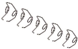 BESPORTBLE 5pcs Nickel-Plated Trumpet Water Key Springs for Brass Instruments GB11A Replacement Parts Sturdy Spit Valve Accessories