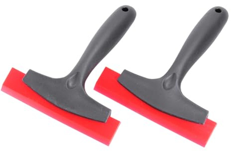 Alipis 2piezas Pala De Nieve para Coche Raspador De Hielo con Goma Limpiador Antideslizante para Parabrisas Pala De Nieve