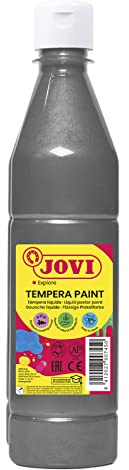 Jovi - Gouache liquide, bouteille de 500ml, Couleur argent