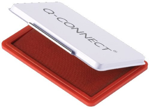 Stempelkissen Gr. 2 rot CONNECT KF25212 7x11cm Metalletui, Nutzmaß 7x11cm, getränkt, In Kartonverpackung mit Hängelasche, SB-fä