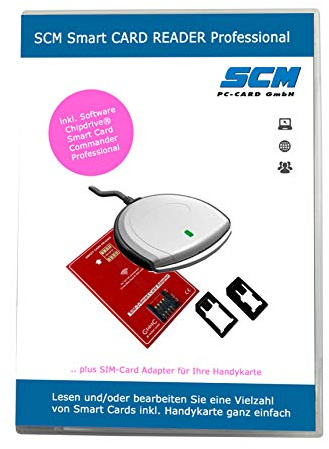 SCM Smart Card Reader Prof – Kartenleser und Software zum Auslesen der SIM