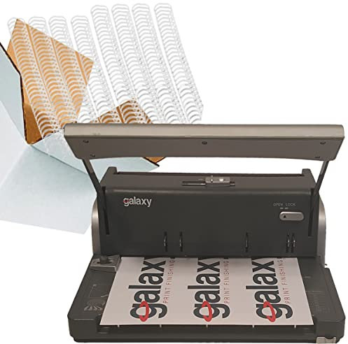 Galaxy G150 Drahtbinder + Box 100 Drähte / Bindung / Schließmaschine - bis zu A4
