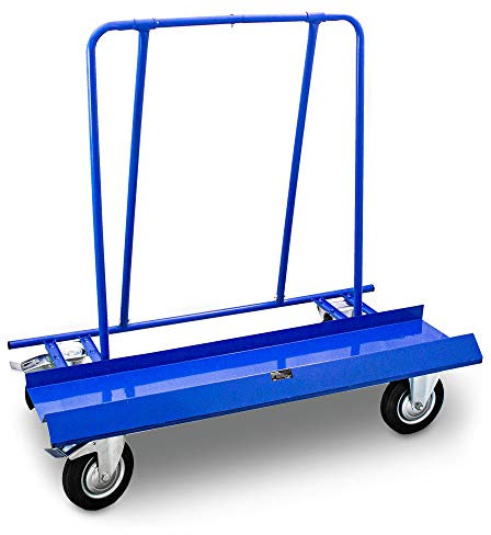 Bituxx Plattenkarren Transportwagen Plattenwagen Transporthilfe Trockenbau Rollwagen bis 500Kg