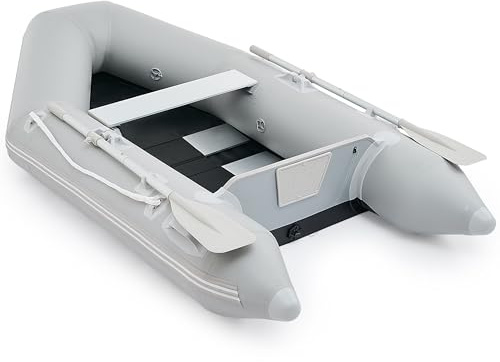 DARTMOOR Bote Hinchable para Adultos Capacidad 300KG Barca Hinchable para Pesca 230X130X33CM Bote Inflable con Remo para 2 Personas