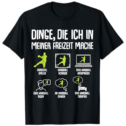 Handballer Handball Jungen Kinder Herren T-Shirt