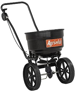 Agri-Fab 45-0566 50 lb. Push Lawn & Garden Broadcast Spreader for Seed,Fertilizer; Walk Behind with Easy to use Cable Control