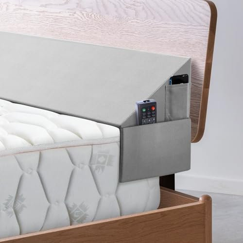 Krightlink Bettkeilkissen für Kopfteil-Lückenfüller (101,6 x 15,2 x 25,4 cm), Doppelbett-Matratzenfüller (0-20,3 cm), Bettkeil zwischen Kopfteilen und Matratze