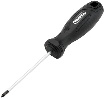 Draper Phillips Hard Grip Screwdriver, PH0 x 75mm - 13491 - Magnetic Tip, CRV Blade