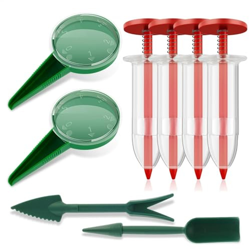 Outil de pour - Outil pour planteur d'oignon - Pelouse et arroseur de jardin - Petit à main - Jardinière manuelle manuelle de jardin - Outil de germination de portable - 8