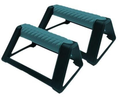 BEALIFE Armhävningsstång Armhävningsställ Armhävningshandtag Halkfria golvställ Mångsidig styrketräningsutrustning Gym Styrketräningsutrustning Golv Fitnessträning, Blå, 19x11x7 cm