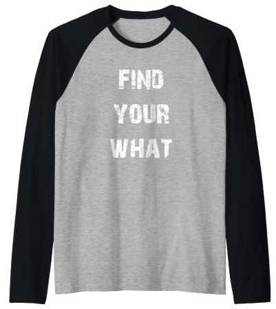 Trouvez Votre Objectif de Vie Manche Raglan