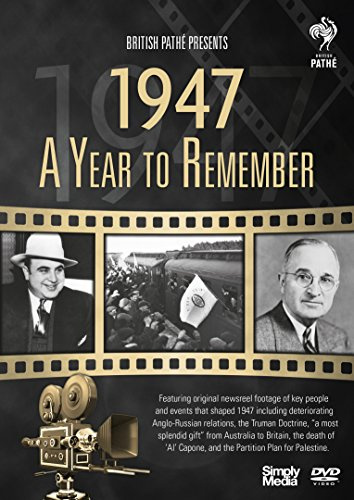 British Pathé News - A Year to Remember 1947 - 73rd Anniversary Birthday Gift [DVD]