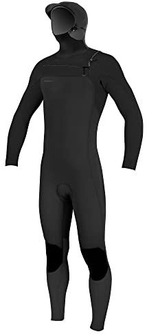 O'NEILL 5/4+mm Men's Hyperfreak Hooded Full Wetsuit, Large